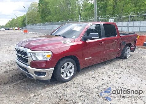 2022 Ram 1500 Big Horn/Lone Star z USA, uszkodzony, nr VIN 1C6RREFT7NN105065